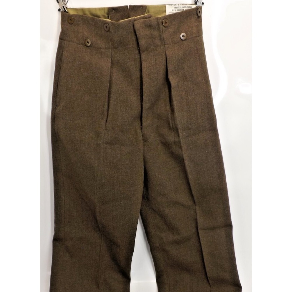 Miller & Gabbe Ltd 1957 Royal Canadian Army Battledress Wool Trousers View 3